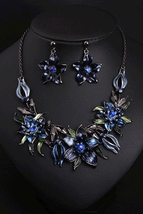Floral Statement Chunky Necklace
