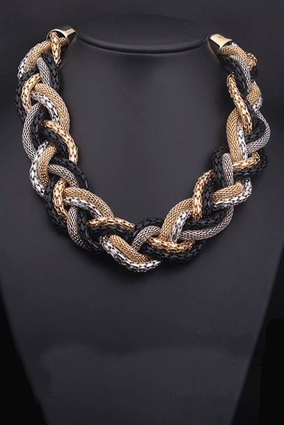 Knots Chunky Statement Necklace