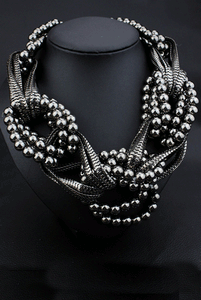 Twisted Chunky Statement Necklace