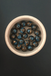 Cheongsam 旗袍 Natural Lake Blue Cloisonne Jade Beads Knot Buttons