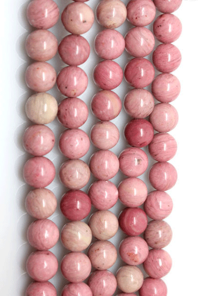 Cheongsam 旗袍 Natural Peach Blossom Pink Jade Stones Beads Knot Buttons