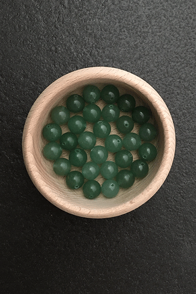 Cheongsam 旗袍 Natural Imperial Green Aventurine Gemstone Beads Knot Buttons