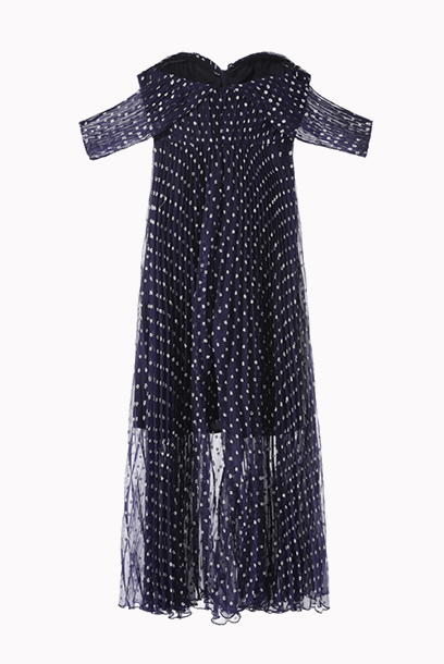 Off-the-shoulder Chiffon Playsuit Jumpsuit