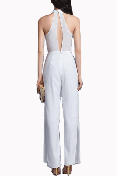Halter Neck Playsuit Jumpsuit