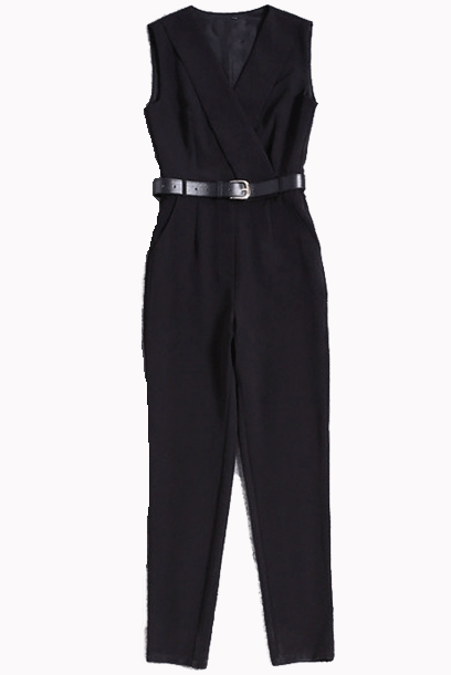 Victoria Lapel Tapered Playsuit Jumpsuit