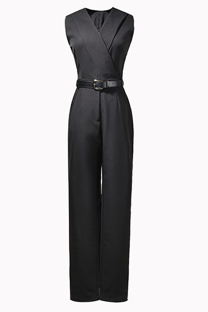 Victoria Lapel Tapered Playsuit Jumpsuit