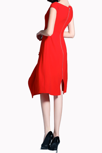 Barwick Black Fit & Flare Dress