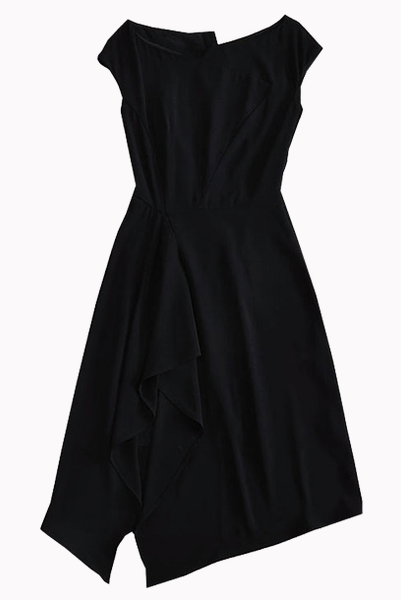 Barwick Black Fit & Flare Dress